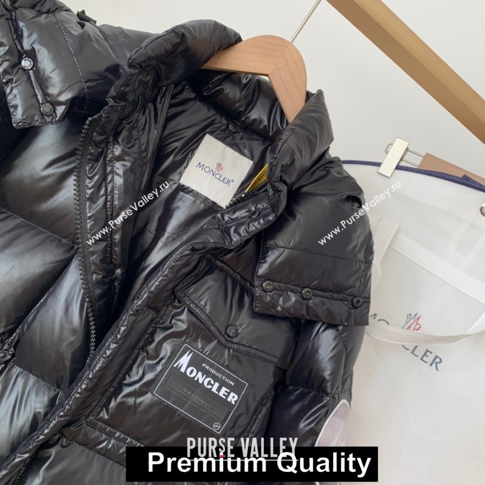 MONCLER HOODED DOWN JACKET BLACK 2020 (qiqi-20206391)