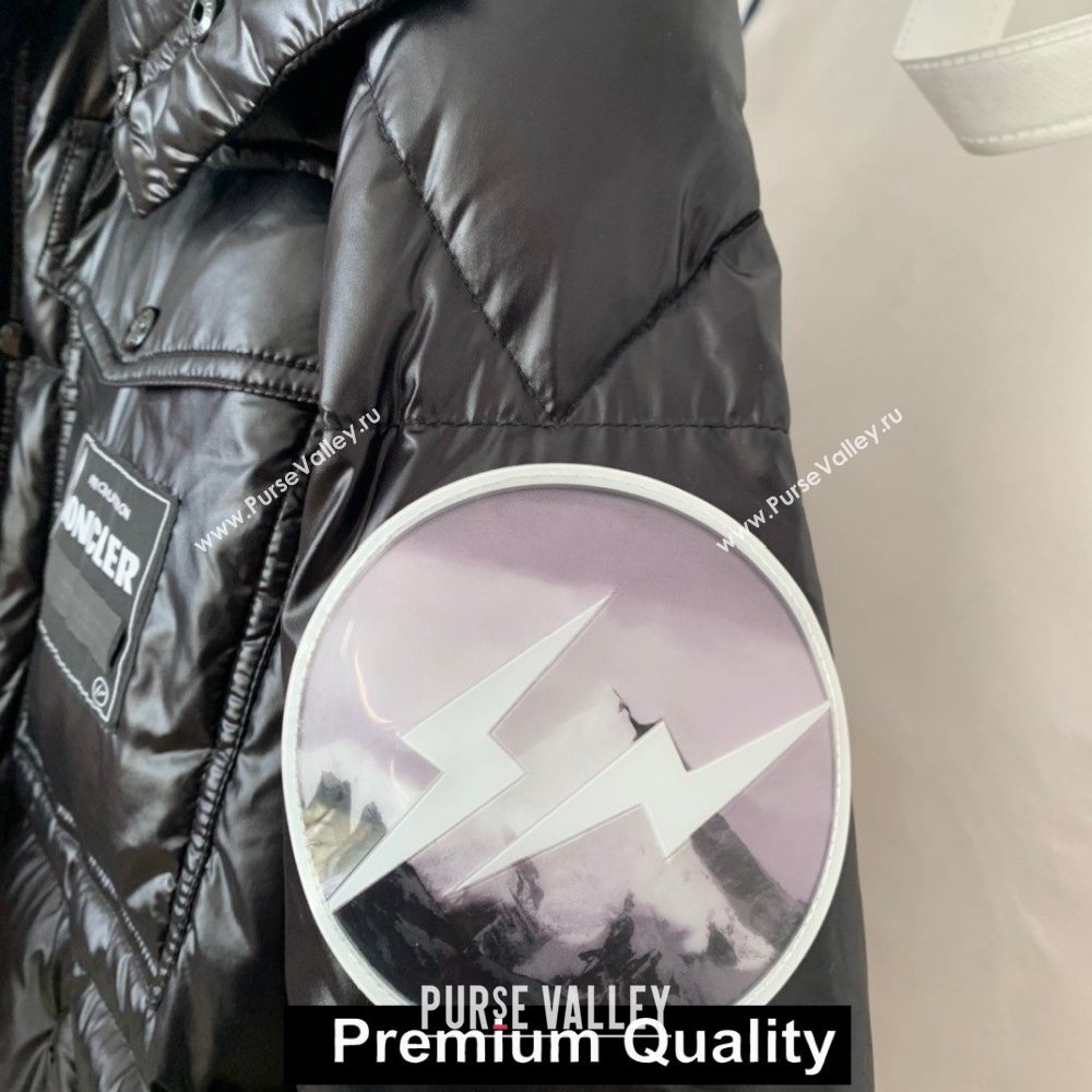 MONCLER HOODED DOWN JACKET BLACK 2020 (qiqi-20206391)