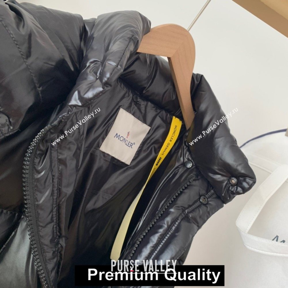 MONCLER HOODED DOWN JACKET BLACK 2020 (qiqi-20206391)