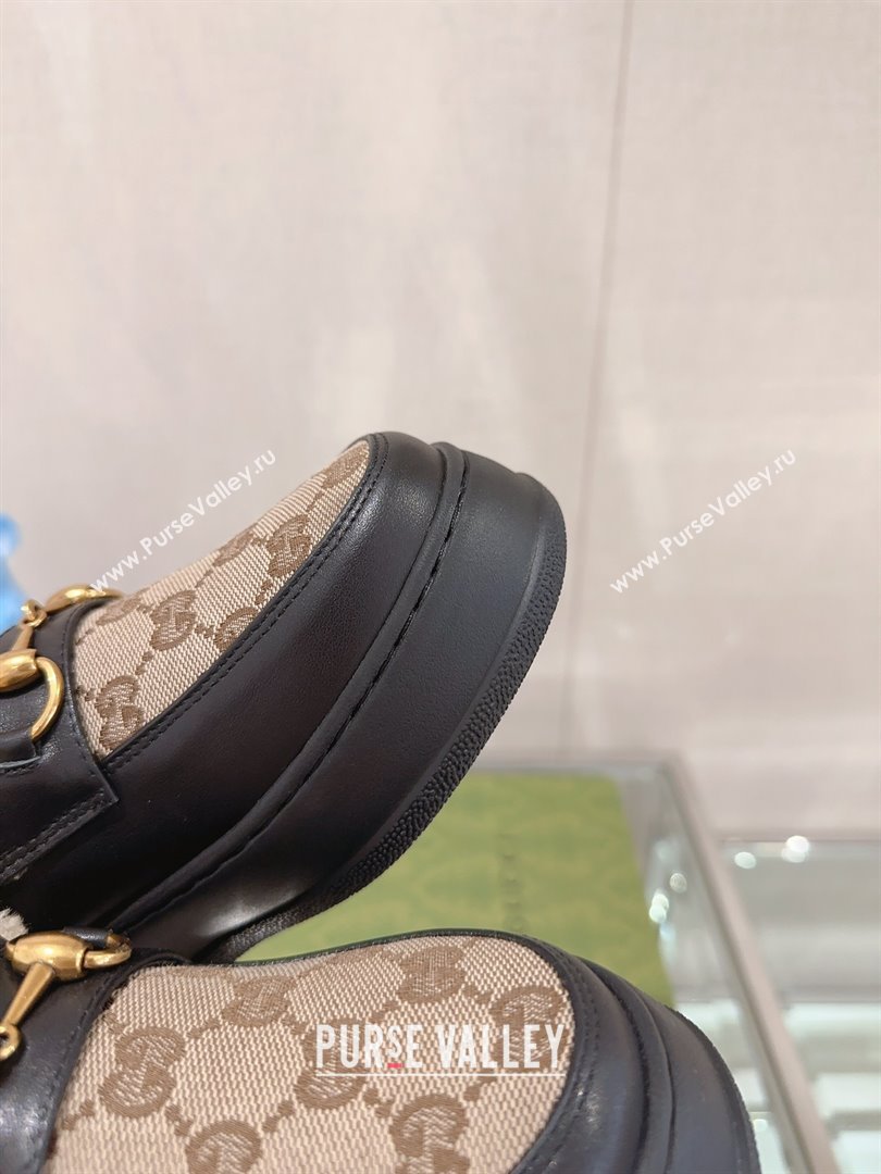 Gucci Wool Shearing Fur Loafer with Horsebit 04 2023 (kaola-23103044)