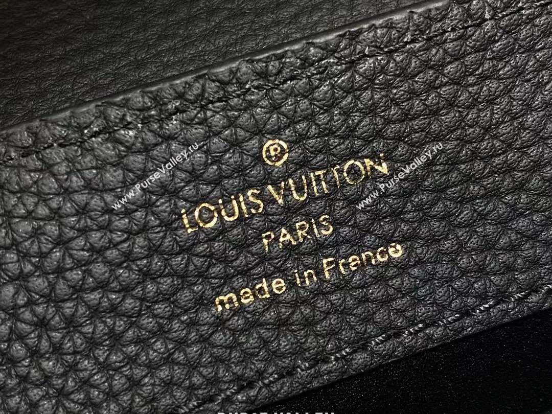 LOUIS VUITTON Capucines East-West Mini bag M23955 SO BLACK 2024 (kiki-240319-01)