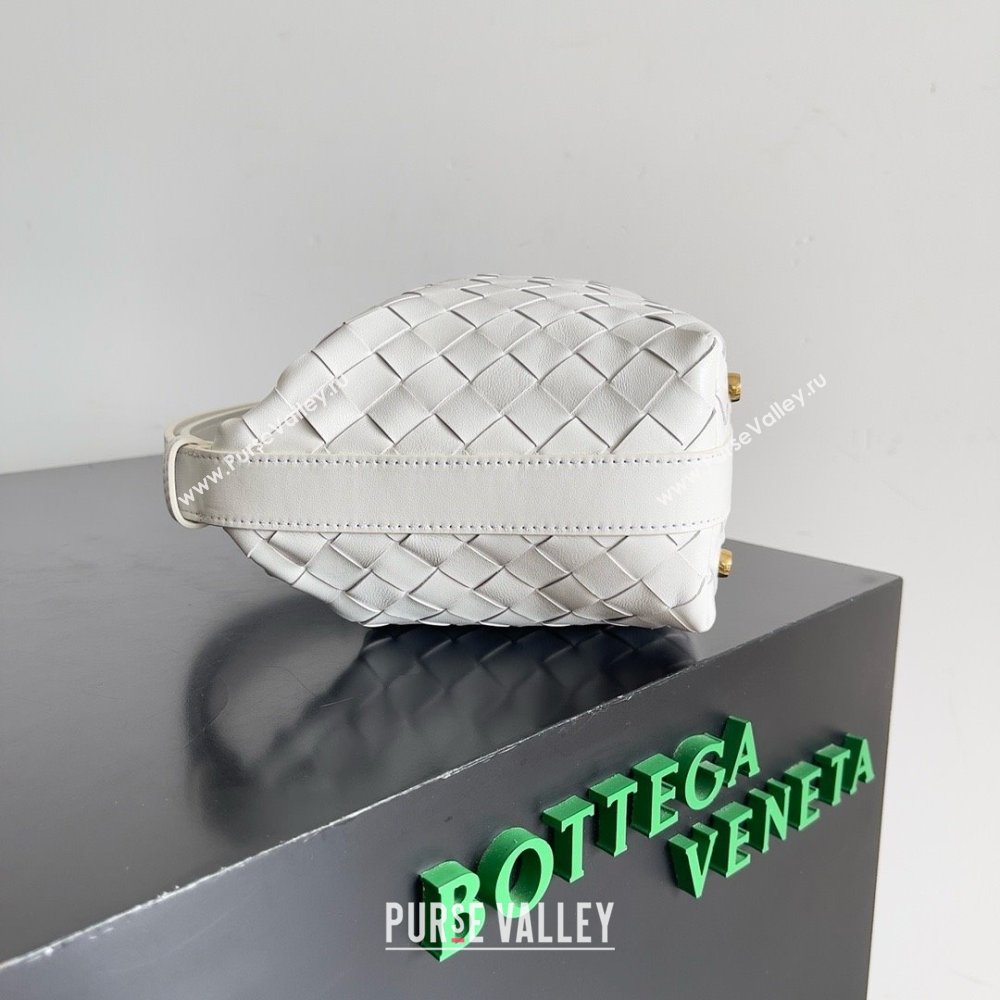 Bottega Veneta Mini Wallace Shoulder bag White / Vernis 2024 (misu-240125-01)