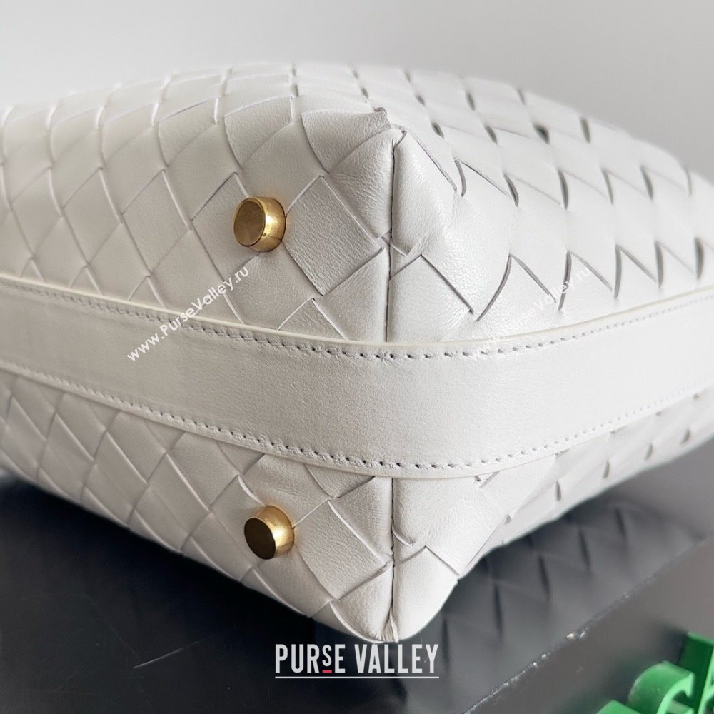 Bottega Veneta Mini Wallace Shoulder bag White / Vernis 2024 (misu-240125-01)