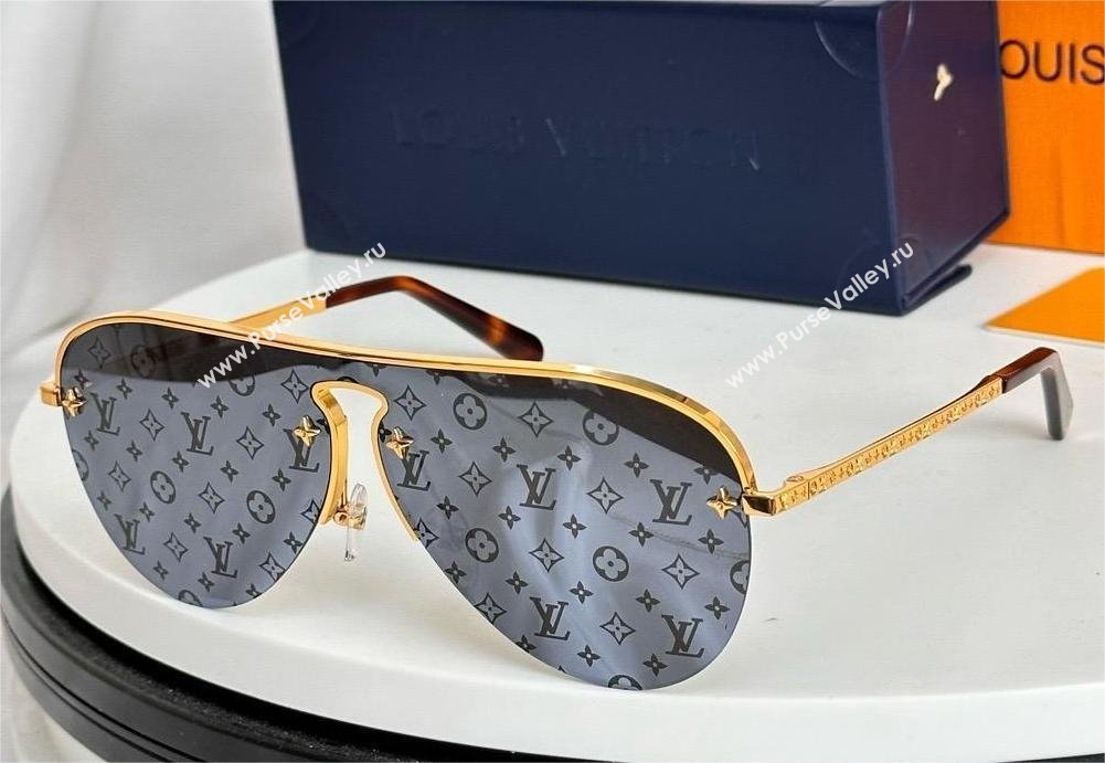 Louis Vuitton Grease Mask Sunglasses Z1469U 01 2024 (shishang-240418-06)