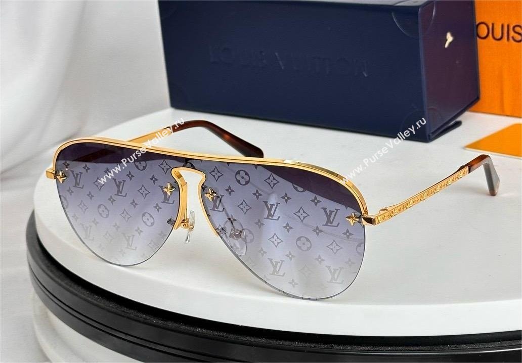 Louis Vuitton Grease Mask Sunglasses Z1469U 03 2024 (shishang-240418-09)