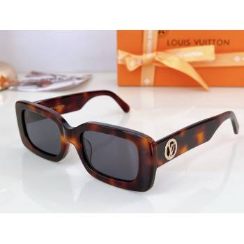 Louis Vuitton Circle Rectangle Sunglasses Z2104W 03 2024 (shishang-240418-05)