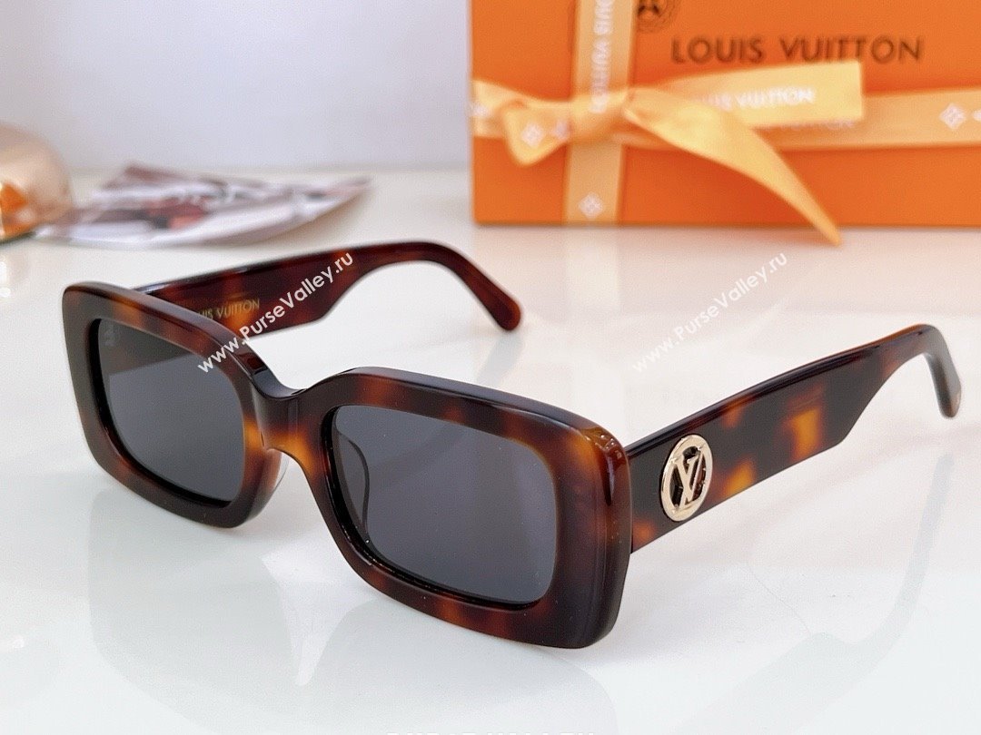 Louis Vuitton Circle Rectangle Sunglasses Z2104W 03 2024 (shishang-240418-05)