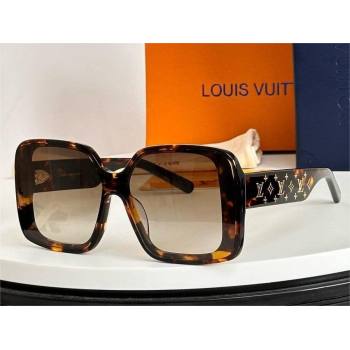 Louis Vuitton MONOGRAM Square Sunglasses Z1999W 01 2024 (shishang-240418-24)