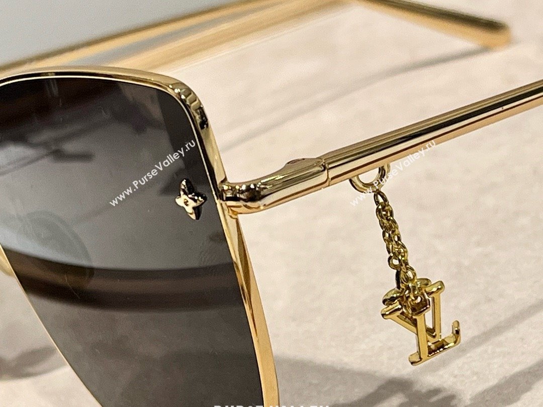Louis Vuitton Charm Cat Eye Sunglasses Z1720U 01 2024 (shishang-240418-13)