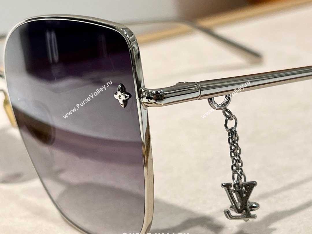 Louis Vuitton Charm Cat Eye Sunglasses Z1720U 03 2024 (shishang-240418-15)