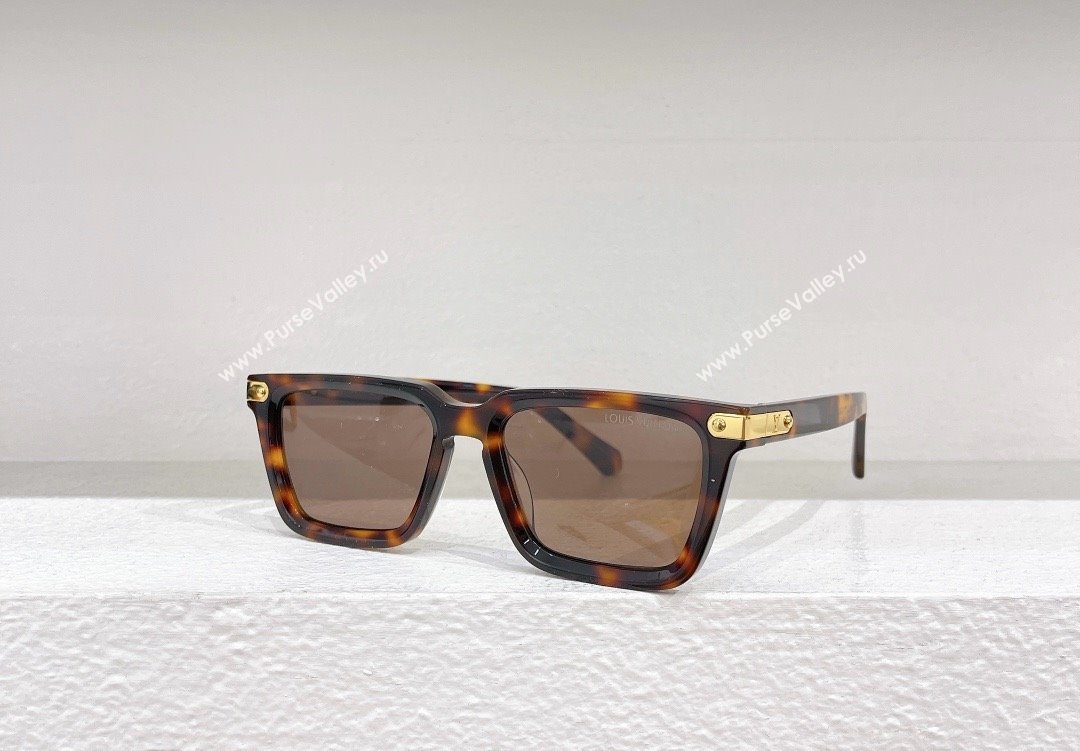 Louis Vuitton Signature Square Round Sunglasses Z2381U 05 2024 (shishang-240418-40)