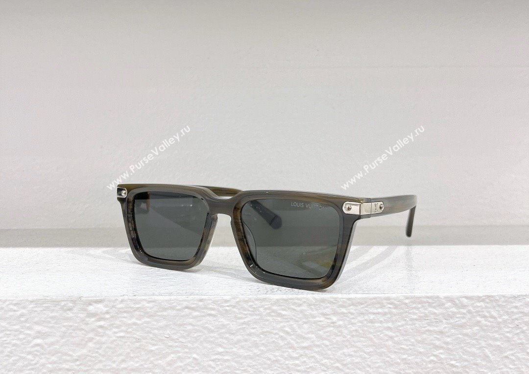 Louis Vuitton Signature Square Round Sunglasses Z2381U 04 2024 (shishang-240418-39)