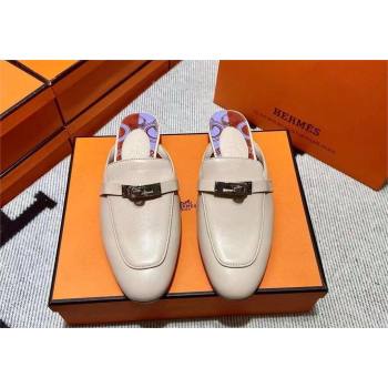 Hermes Kelly Buckle Oz Mules 72(original quality) (mingdu-240320-16)