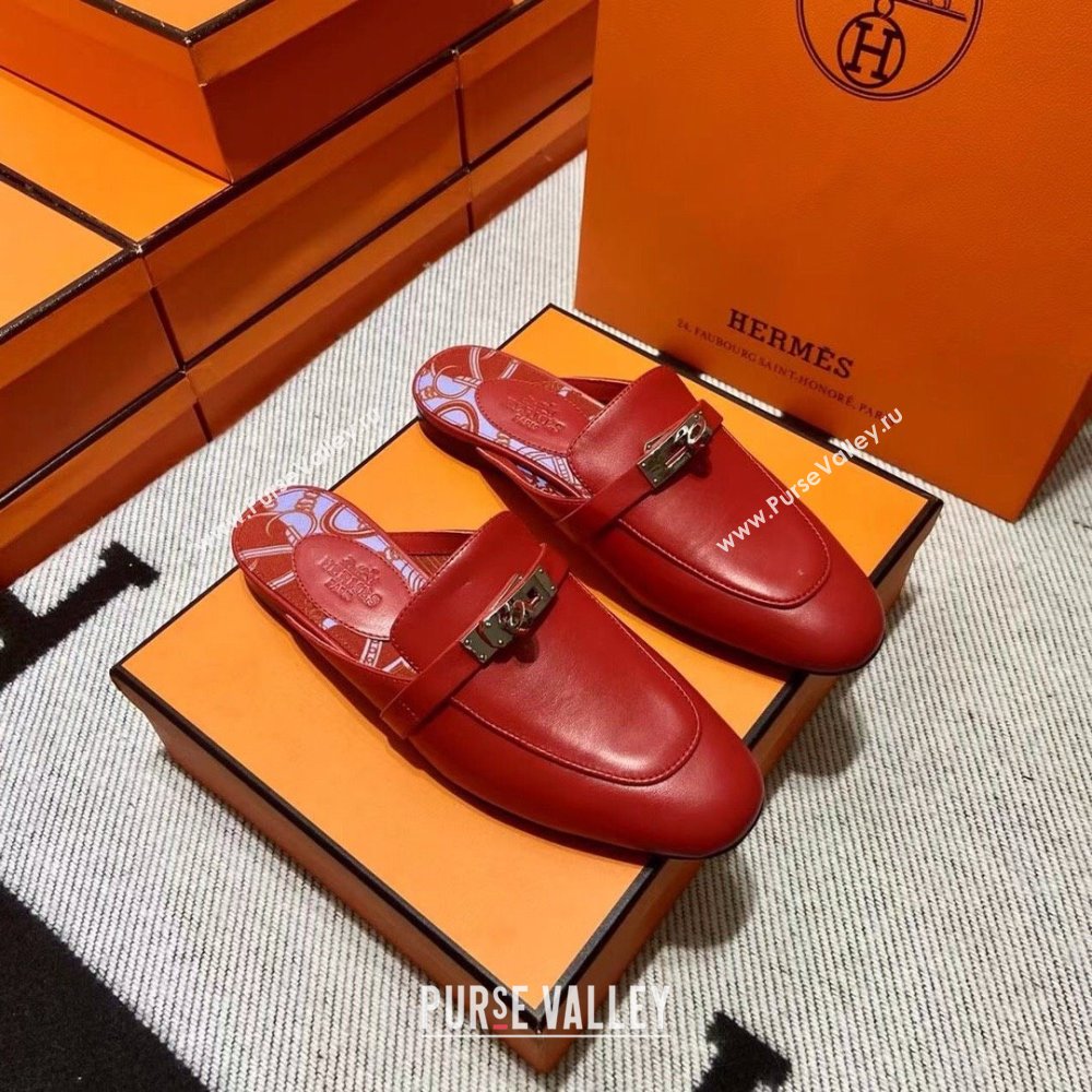 Hermes Kelly Buckle Oz Mules 75(original quality) (mingdu-240320-19)