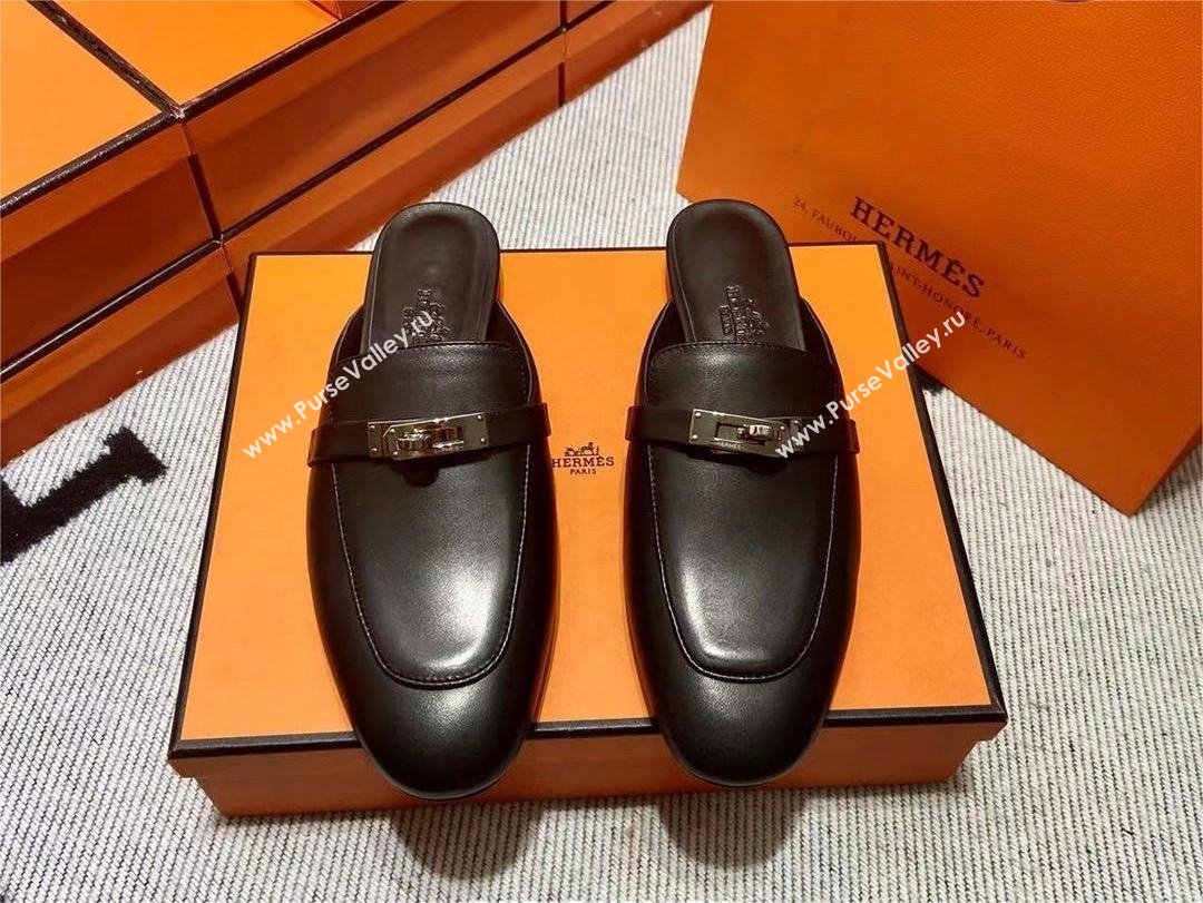 Hermes Kelly Buckle Oz Mules 58(original quality) (mingdu-240320-01)