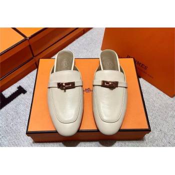 Hermes Kelly Buckle Oz Mules 62(original quality) (mingdu-240320-05)