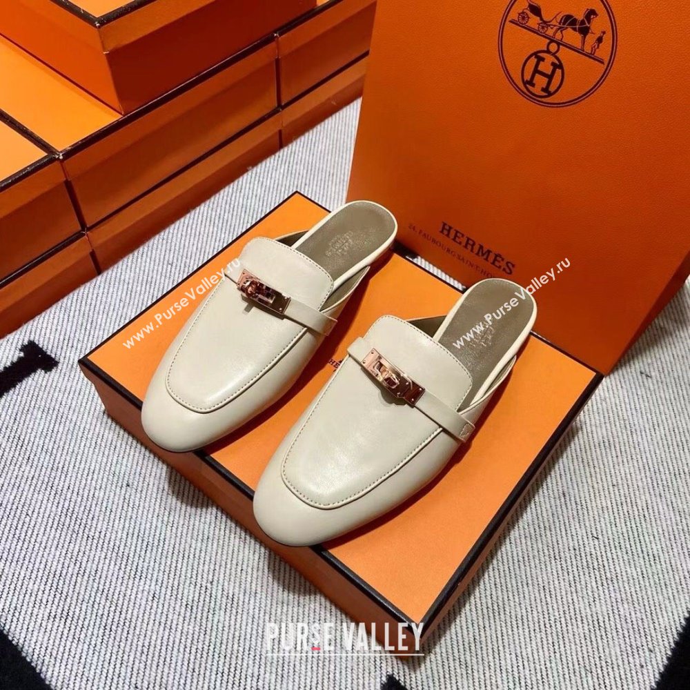 Hermes Kelly Buckle Oz Mules 62(original quality) (mingdu-240320-05)