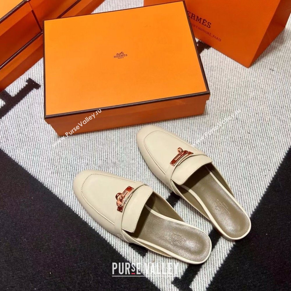 Hermes Kelly Buckle Oz Mules 62(original quality) (mingdu-240320-05)