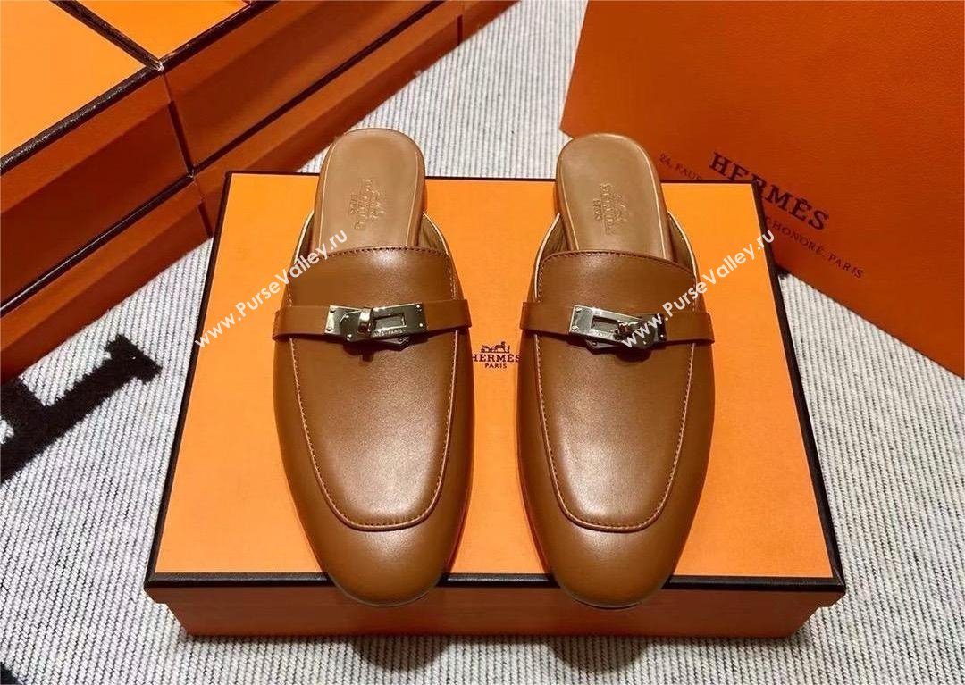 Hermes Kelly Buckle Oz Mules 64(original quality) (mingdu-240320-08)