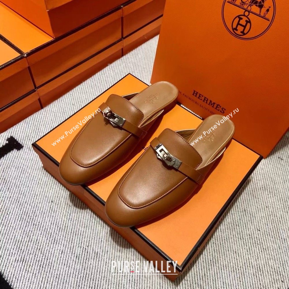 Hermes Kelly Buckle Oz Mules 64(original quality) (mingdu-240320-08)