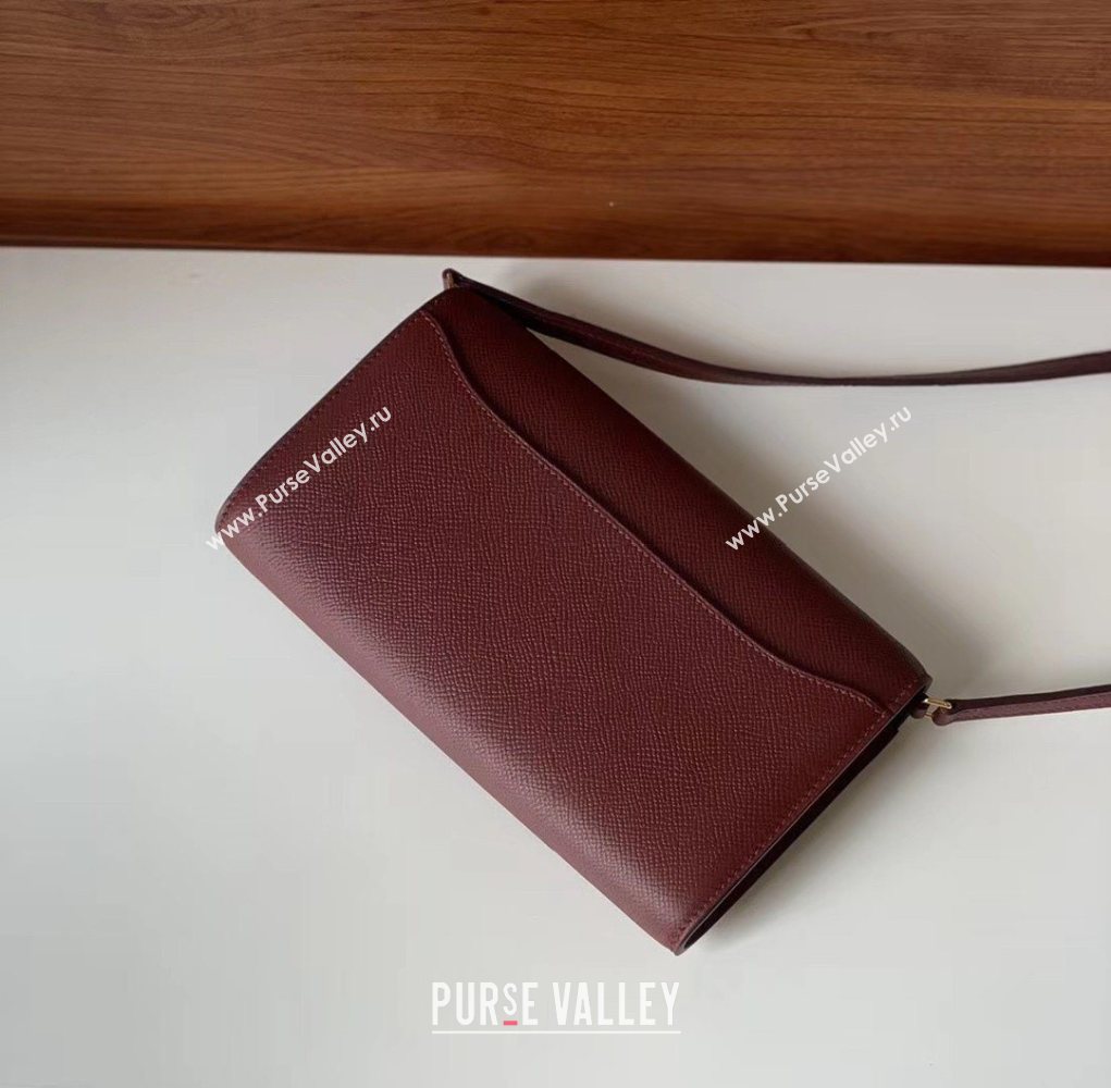 Hermes constance to go bag in epsom leather burgundy (manman-201111-c )