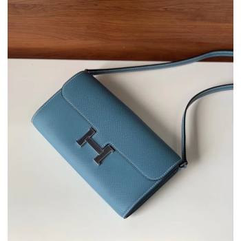 Hermes constance to go bag in epsom leather denim blue (manman-201111-j )