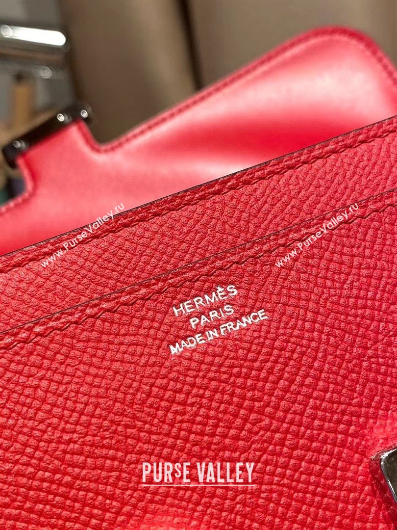 Hermes constance to go bag in epsom leather RED (manman-201111-M )