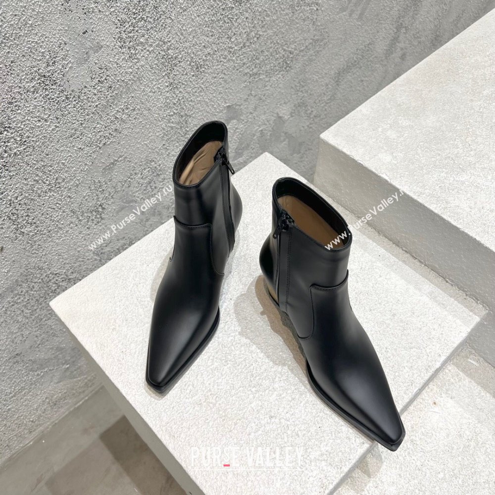 Bottega Veneta Heel 5.5cm Tex Ankle Boots Black 2023 (modeng-23103144)