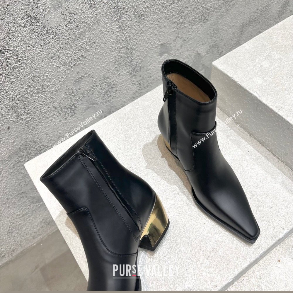 Bottega Veneta Heel 5.5cm Tex Ankle Boots Black 2023 (modeng-23103144)