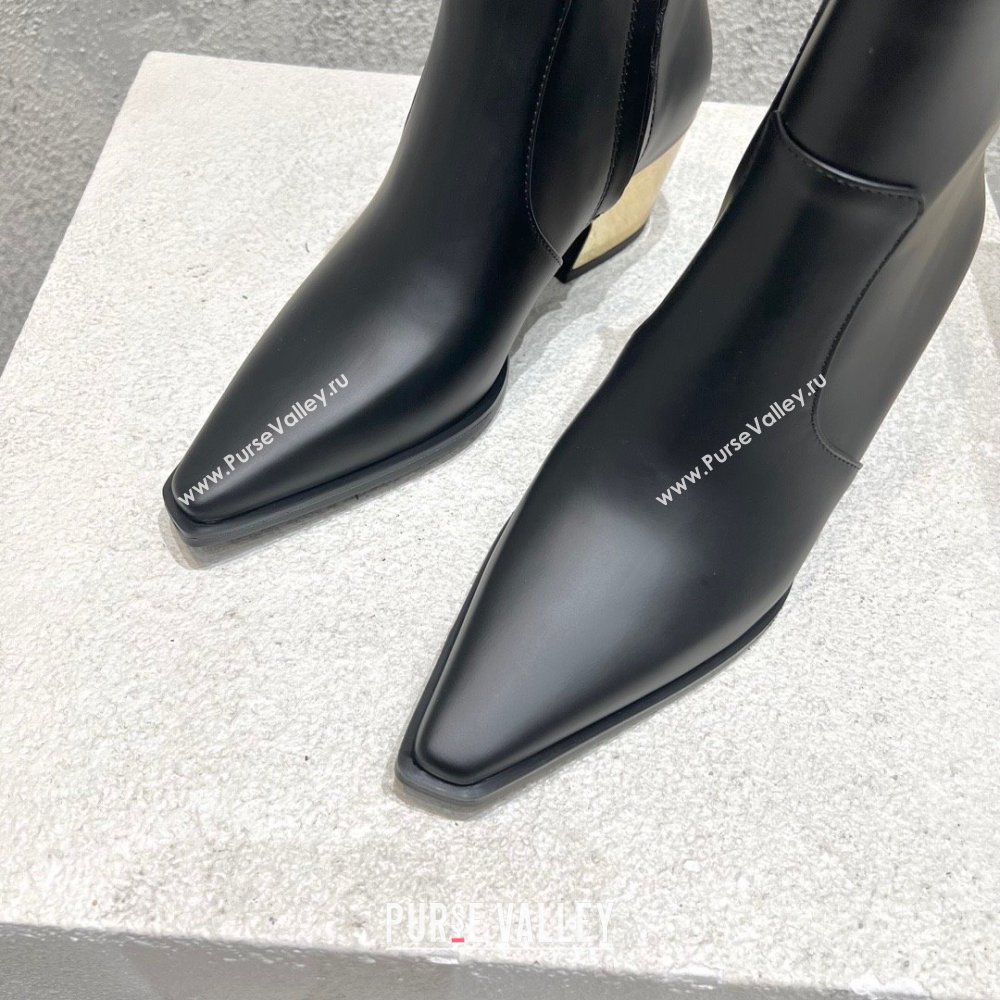Bottega Veneta Heel 5.5cm Tex Ankle Boots Black 2023 (modeng-23103144)
