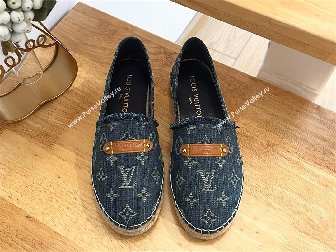 Louis Vuitton Helios Flat Espadrille blue 2024 (kaola-240322-02)