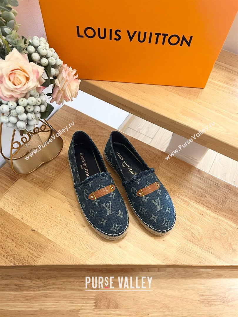 Louis Vuitton Helios Flat Espadrille blue 2024 (kaola-240322-02)