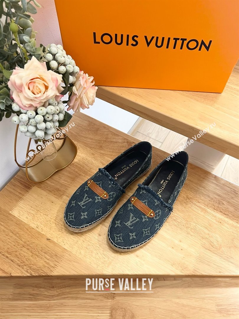 Louis Vuitton Helios Flat Espadrille blue 2024 (kaola-240322-02)