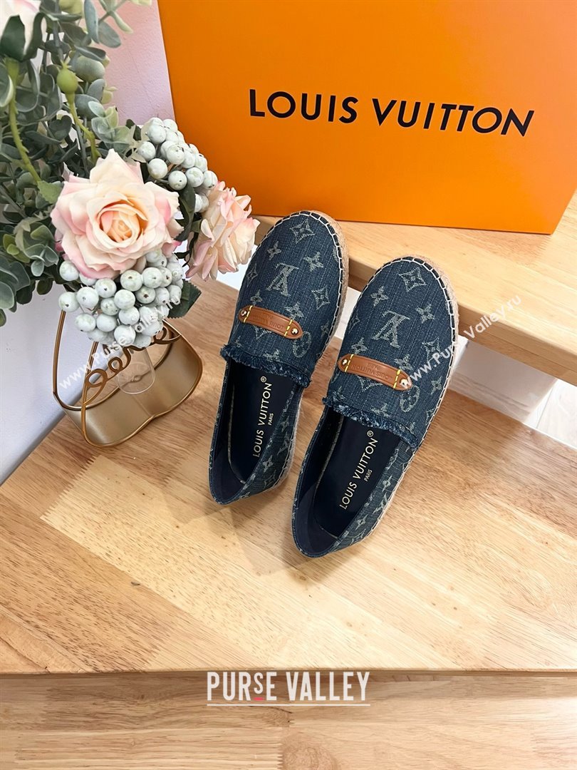 Louis Vuitton Helios Flat Espadrille blue 2024 (kaola-240322-02)