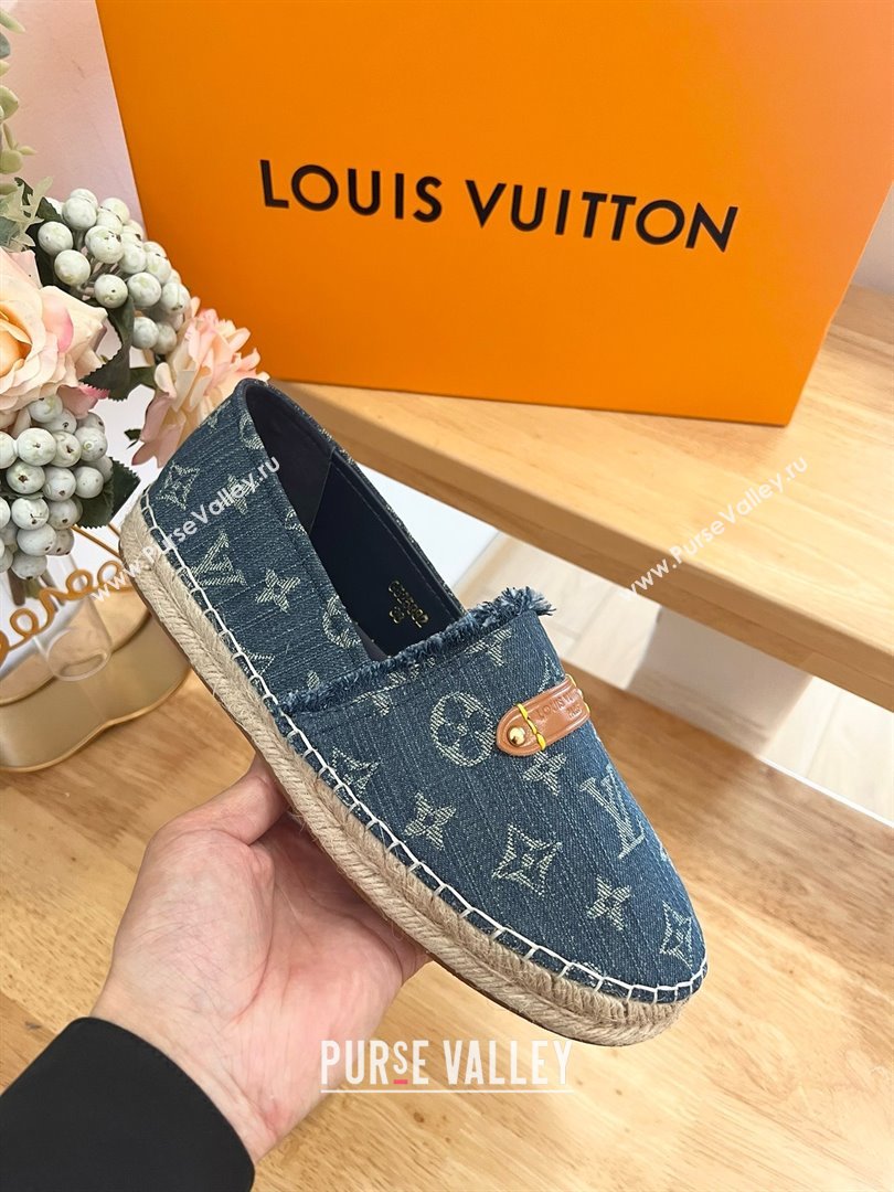 Louis Vuitton Helios Flat Espadrille blue 2024 (kaola-240322-02)