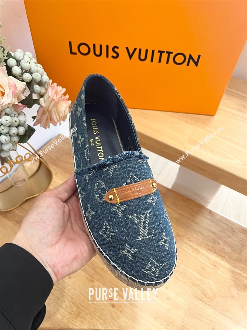 Louis Vuitton Helios Flat Espadrille blue 2024 (kaola-240322-02)