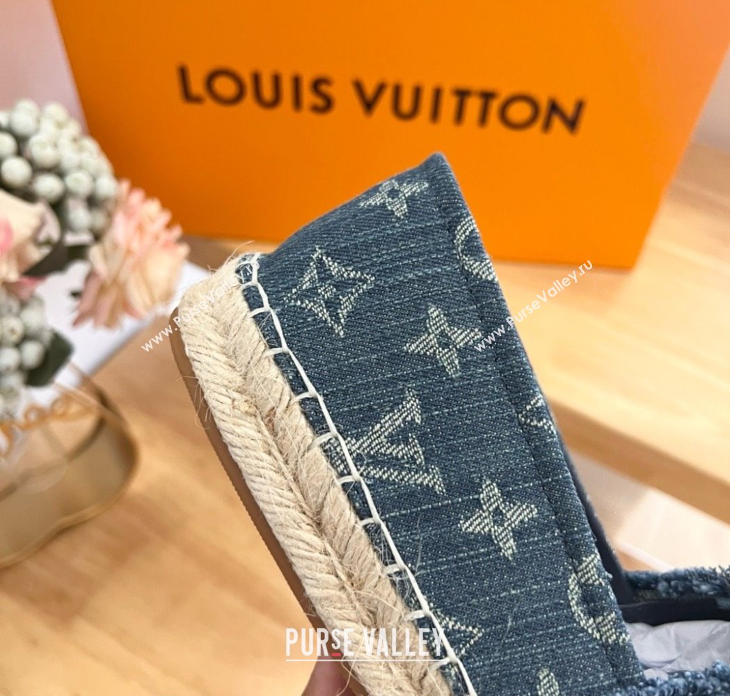 Louis Vuitton Helios Flat Espadrille blue 2024 (kaola-240322-02)