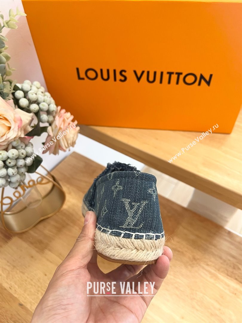 Louis Vuitton Helios Flat Espadrille blue 2024 (kaola-240322-02)