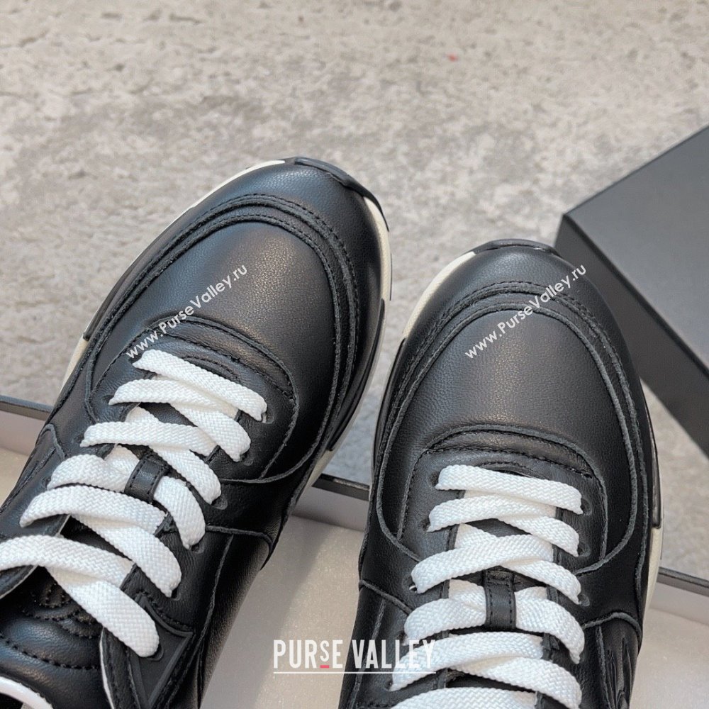 chanel black Calfskin sneakers G45333 2023 (ssxy-231013-09)