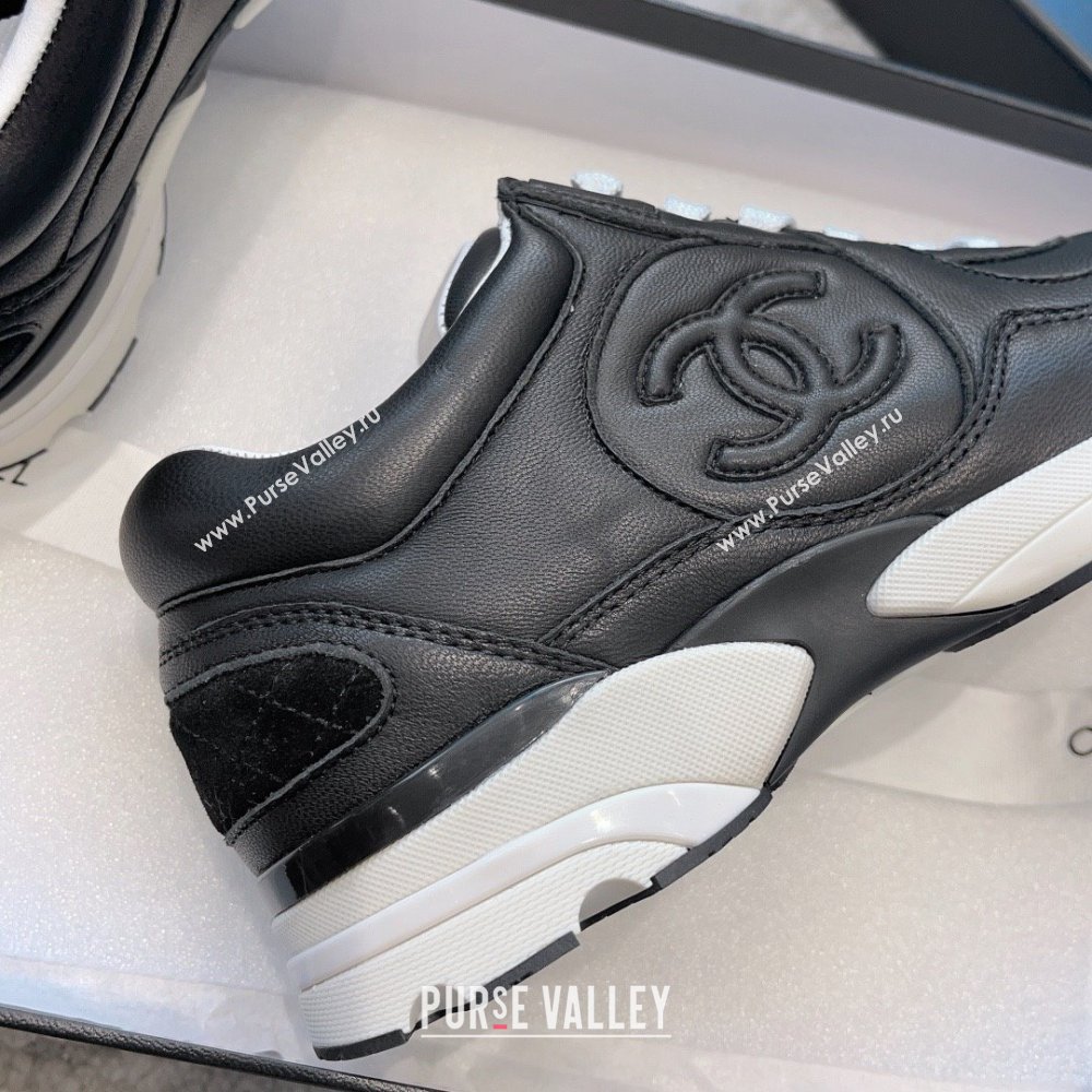chanel black Calfskin sneakers G45333 2023 (ssxy-231013-09)