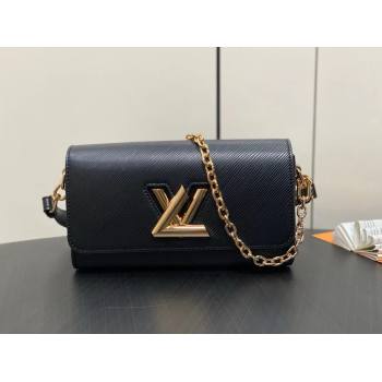 louis vuitton Twist West Pochette BAG M83077 BLACK 2024 (kiki-240322-11)