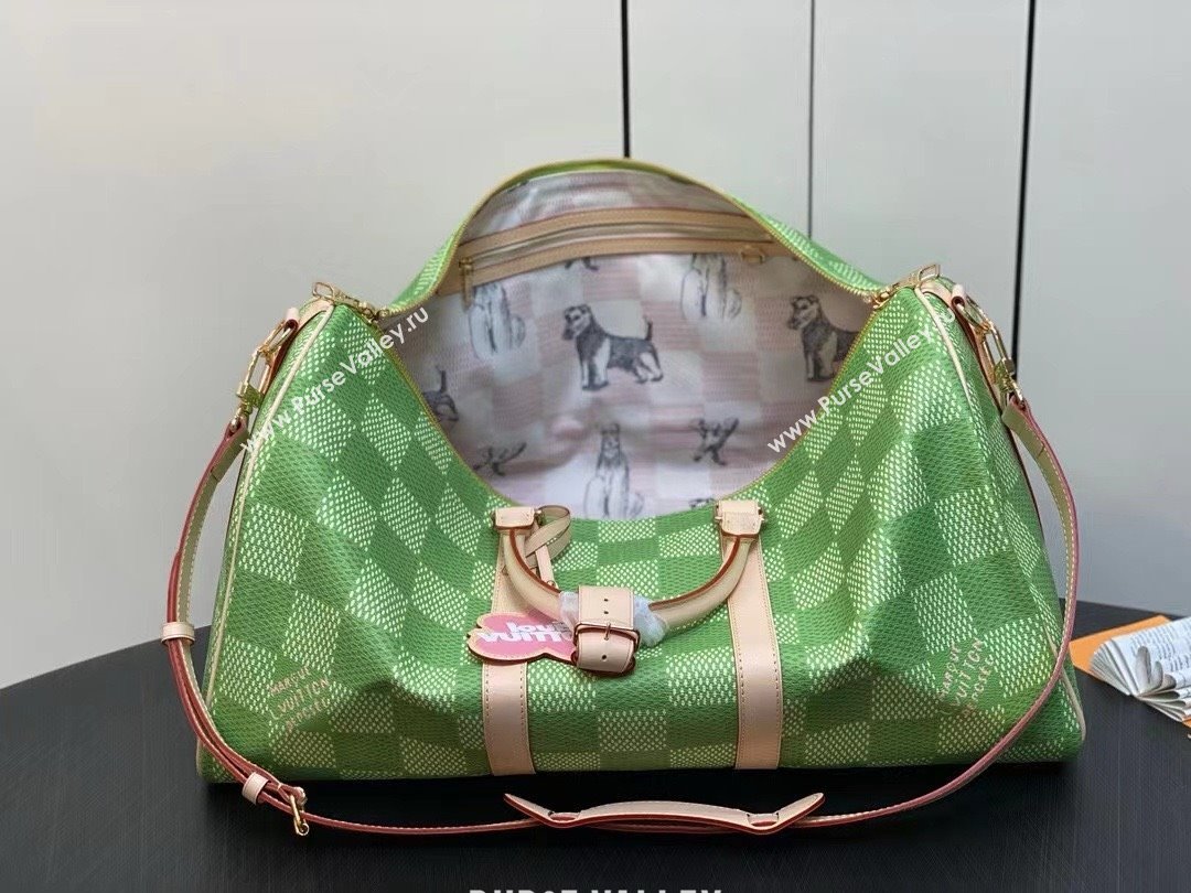 louis vuitton Keepall Bandoulière 50 HANDBAG N40667 2024 (kiki-240322-04)