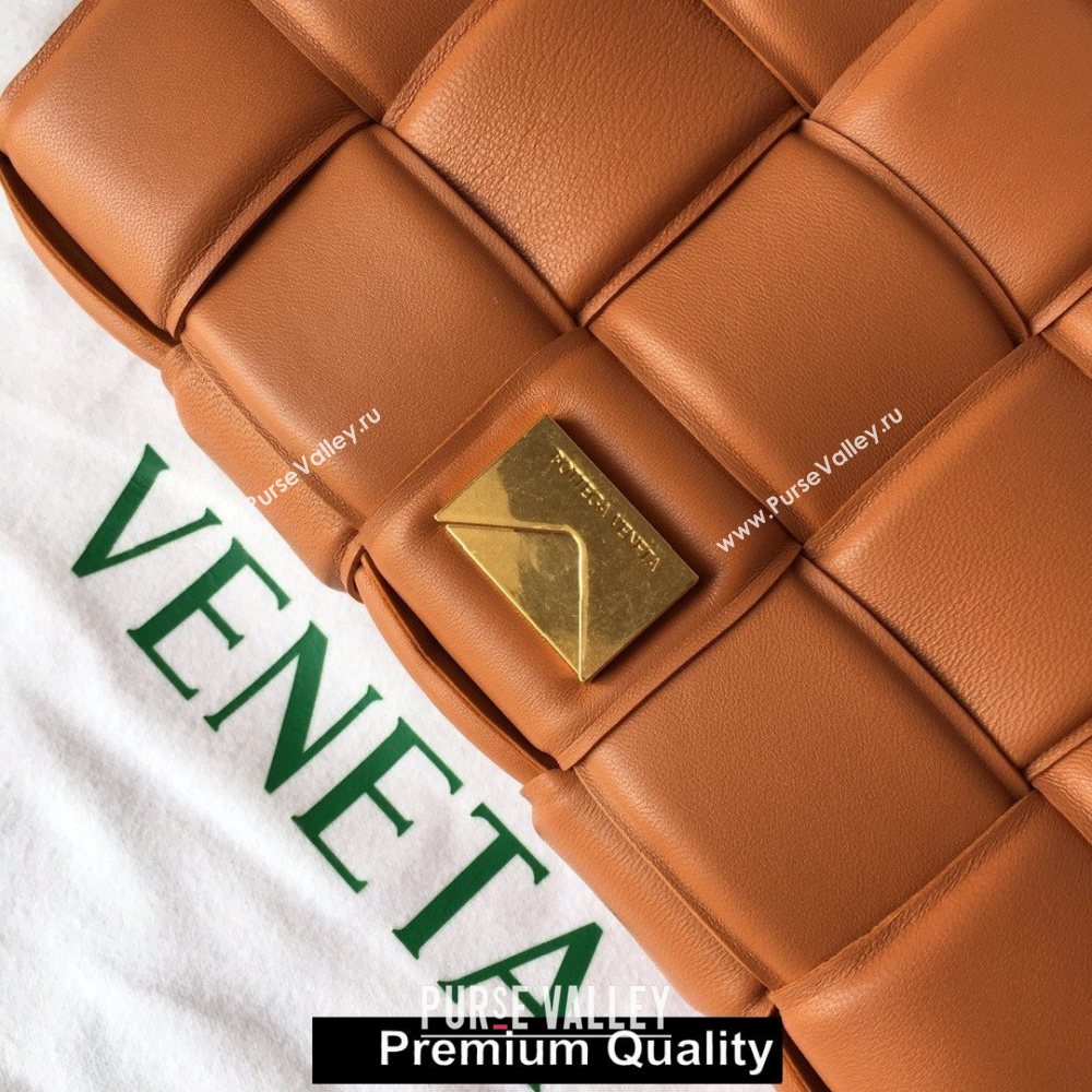 Bottega Veneta THE CHAIN CASSETTE shoulder bag camel/gold 2020 (wante-6268)