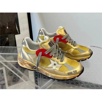 golden goose Dad-Star gold with white star sneakers 2024 (danni-240129-02)