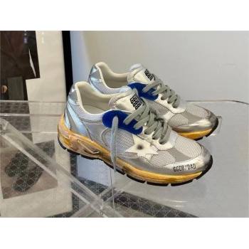golden goose dad-star sneakers silver 2024 (danni-240129-01)