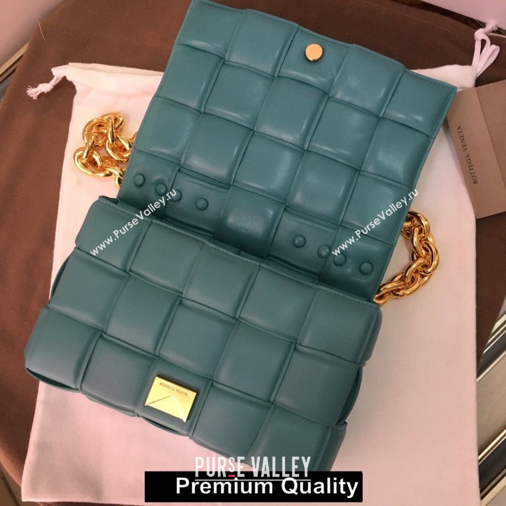 Bottega Veneta THE CHAIN CASSETTE shoulder bag Blue Jean 2020 (wante-5267)