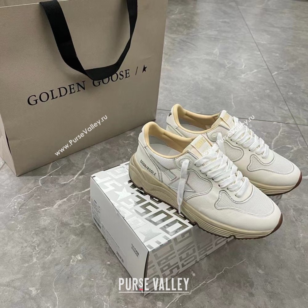 golden goose Running Sole in mesh and white nappa sneakers 2024 (danni-240129-04)