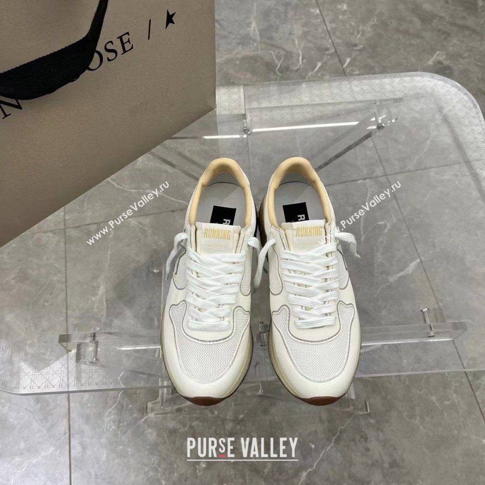 golden goose Running Sole in mesh and white nappa sneakers 2024 (danni-240129-04)