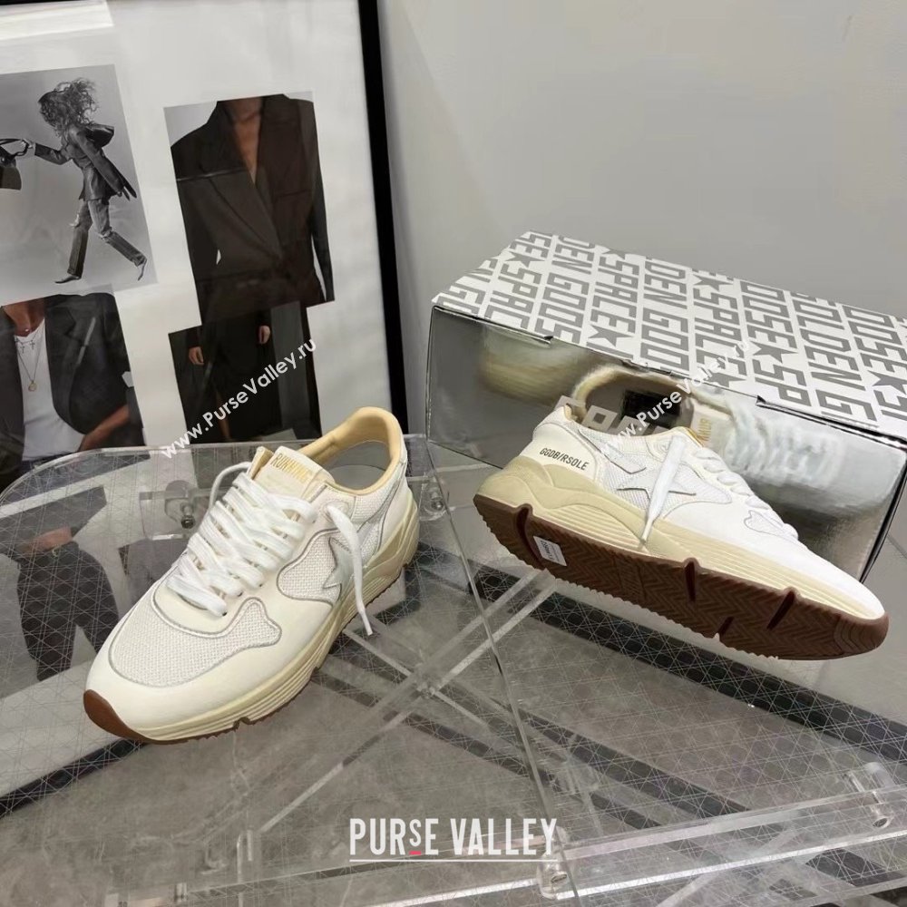 golden goose Running Sole in mesh and white nappa sneakers 2024 (danni-240129-04)