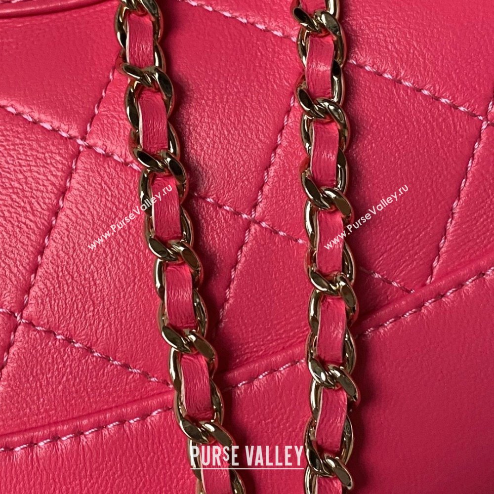 Chanel 31 nano Shopping Bag in Calfskin fuchsia 2024 (JIYUAN-231215-16)